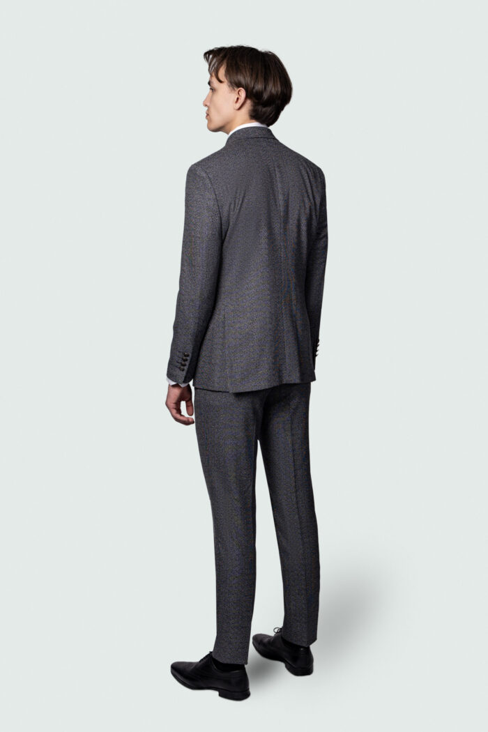 DOUBLE BREASTED GREY SUIT WITH METAL BUTTONS - Image 4
