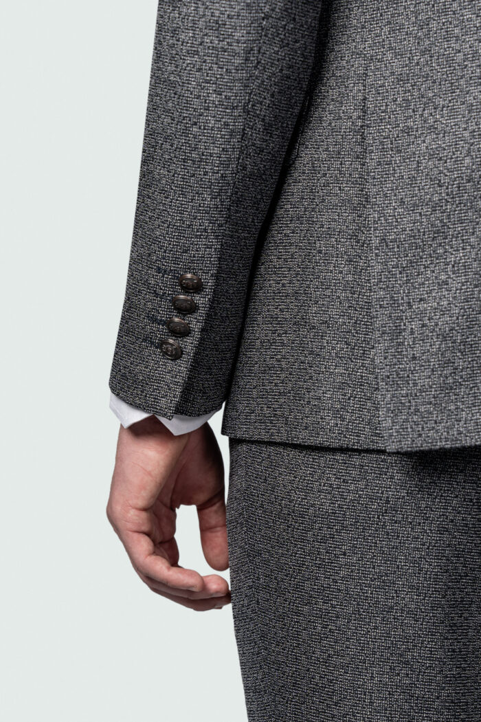 DOUBLE BREASTED GREY SUIT WITH METAL BUTTONS - Image 5