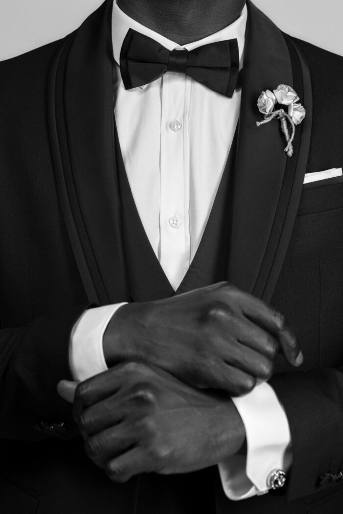 BLACK SHAWL LAPEL TUXEDO - Image 4