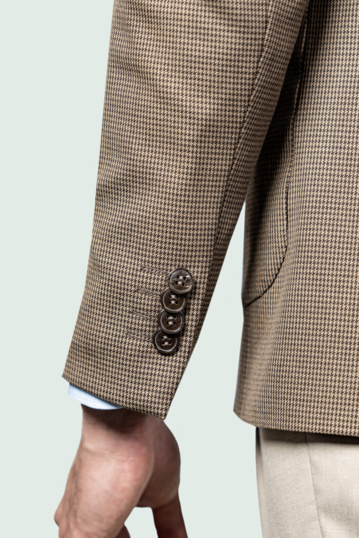 HOUNDSTOOTH BLAZER BROWN - Image 6