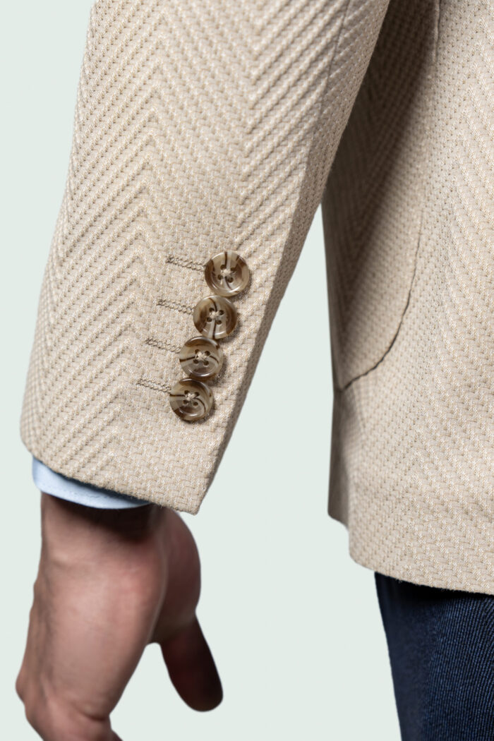 HERRINGBONE BLAZER WITH PATCH POCKETS - Image 5