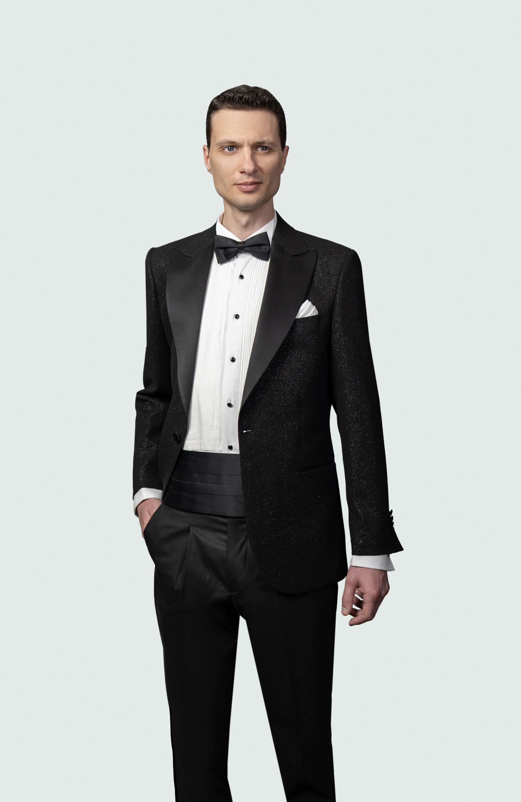 DSC01872E1 BLACK LUREX WOOL BLEND - Image 1