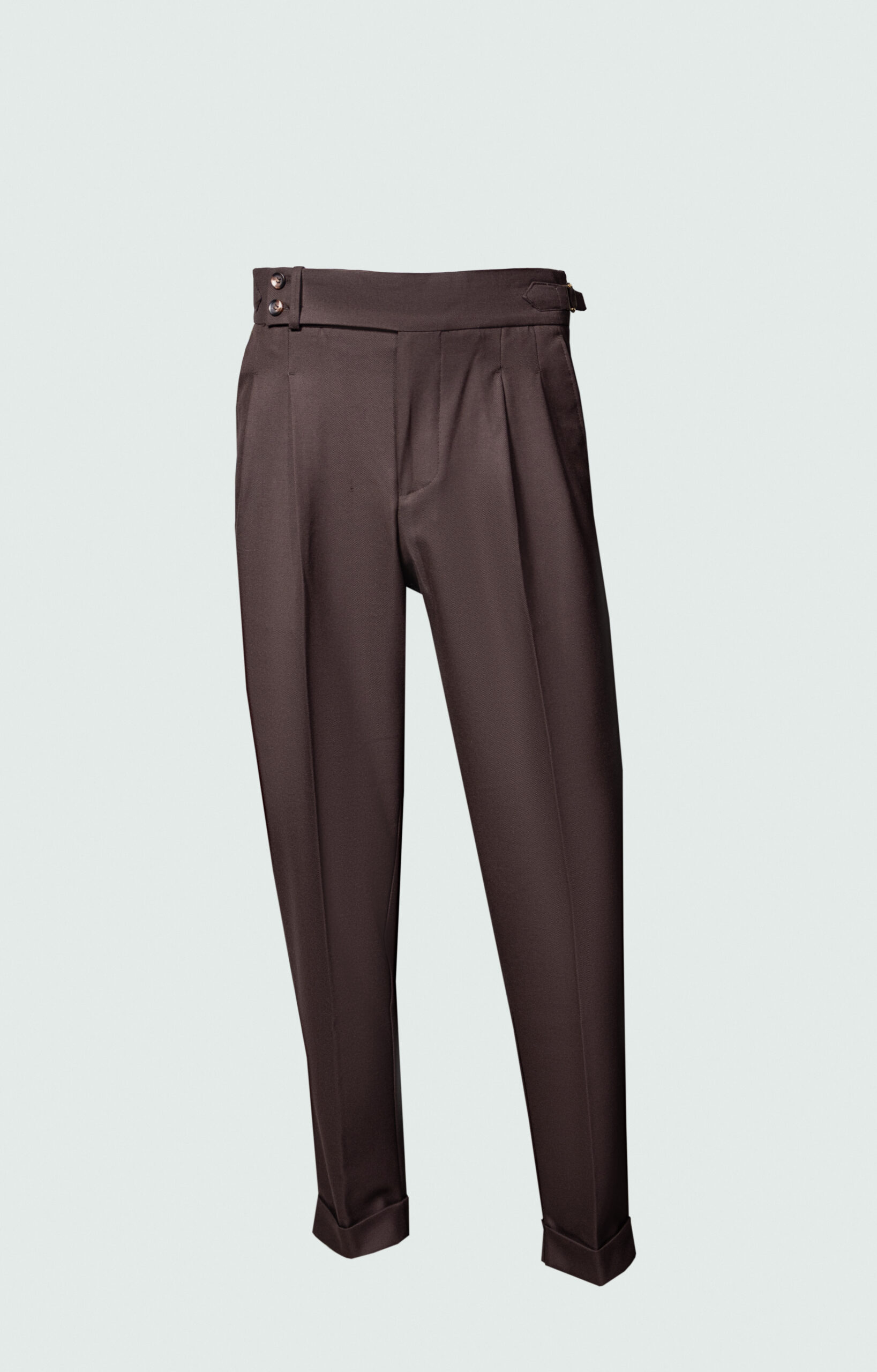 DSC06511E1 (1) G.I.G_FASHION BROWN HIGH-WAIST PANTS - Image 1