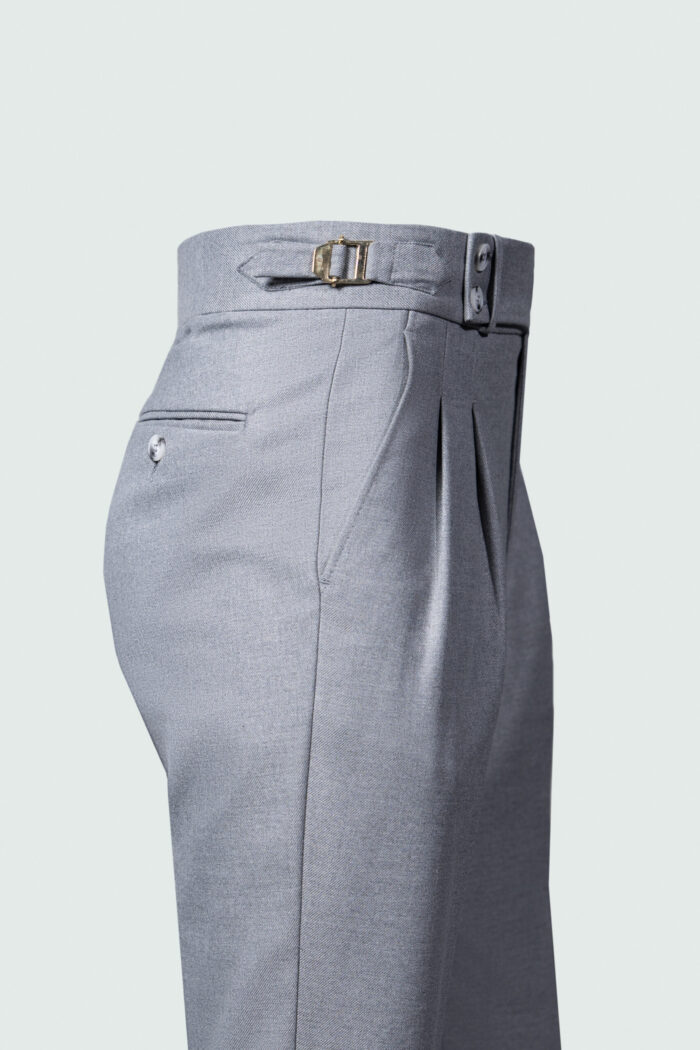 G.I.G_FASHION GRAY HIGH-WAIST PANTS - Image 3