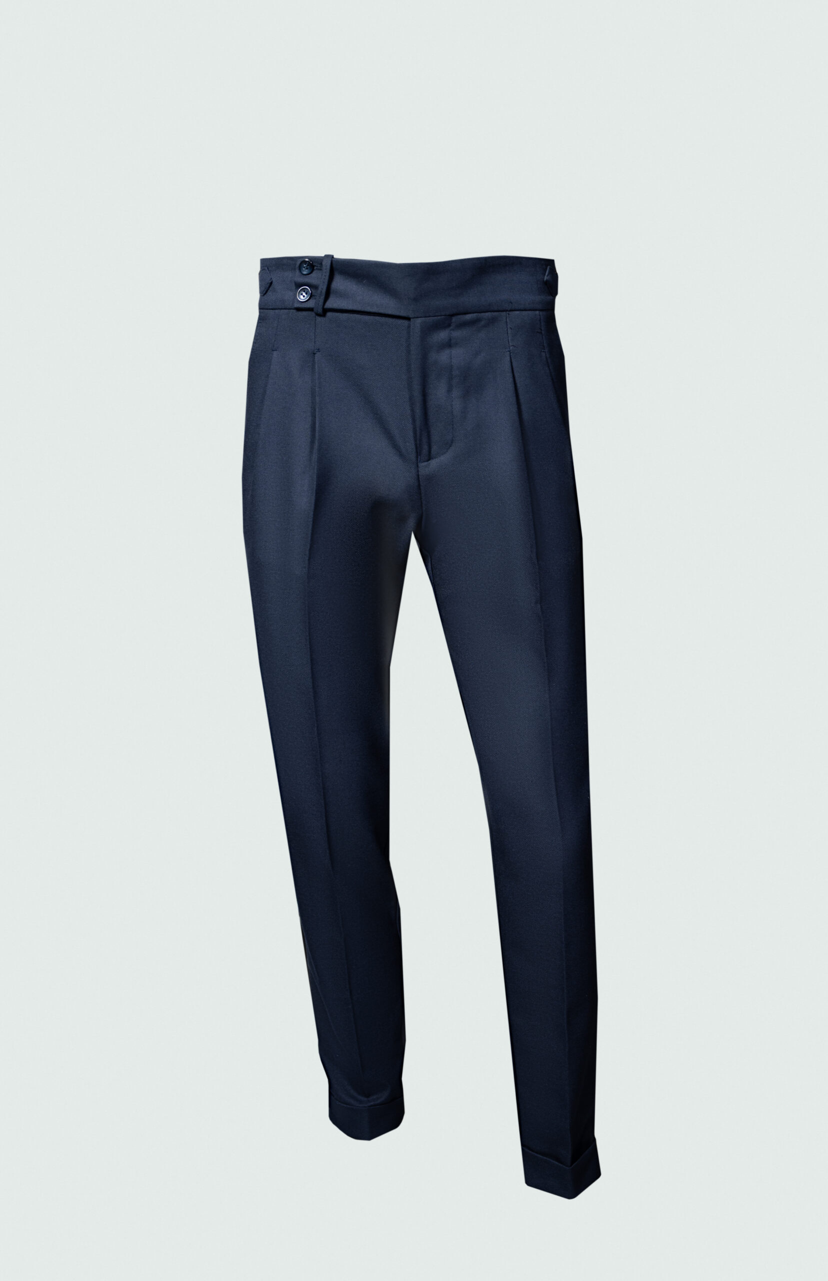 DSC06530E1 G.I.G_FASHION DARK NAVY HIGH-WAIST PANTS - Image 1