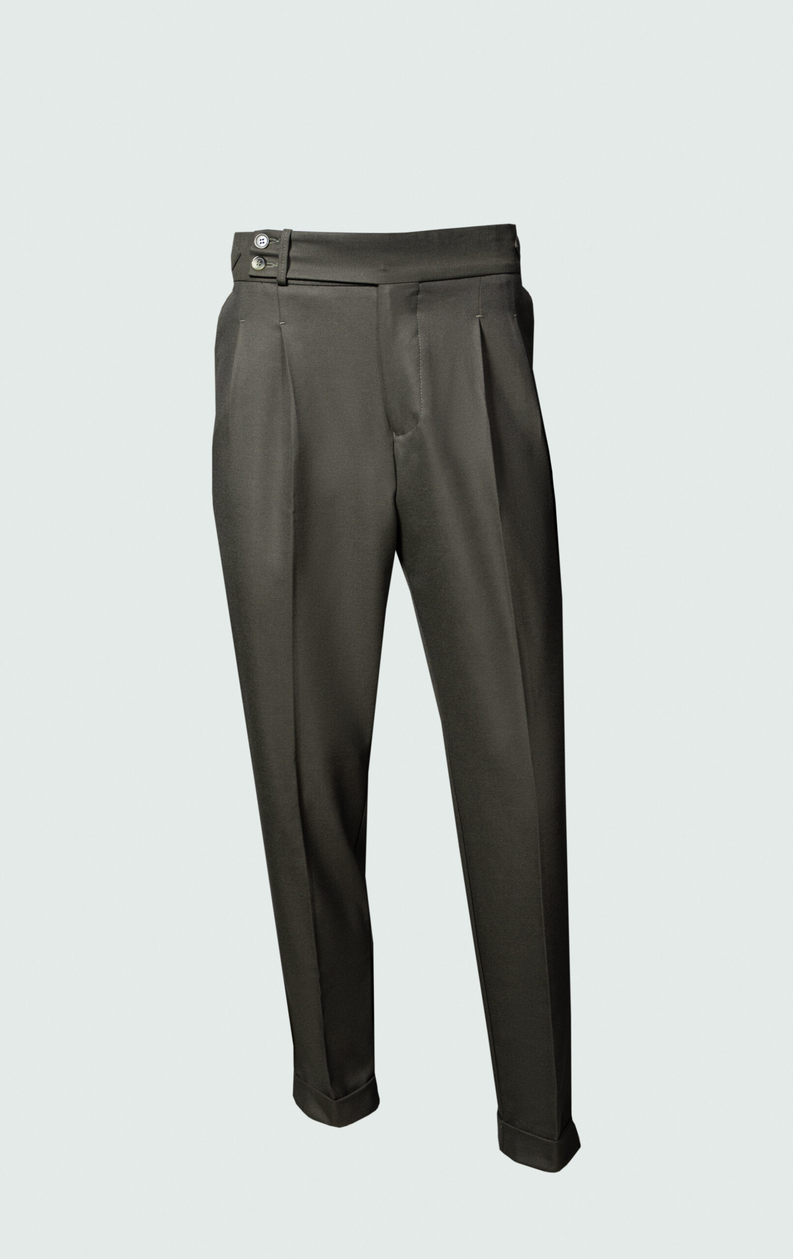 DSC06543E1 G.I.G_FASHION GREEN HIGH-WAIST PANTS - Image 1