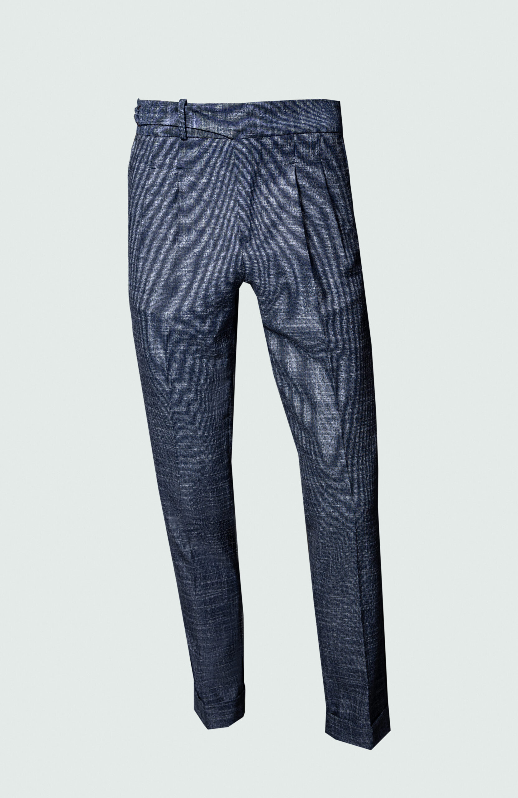DSC06574E1 HIGH-WAISTED MEN'S PANTS NAVY - Image 1