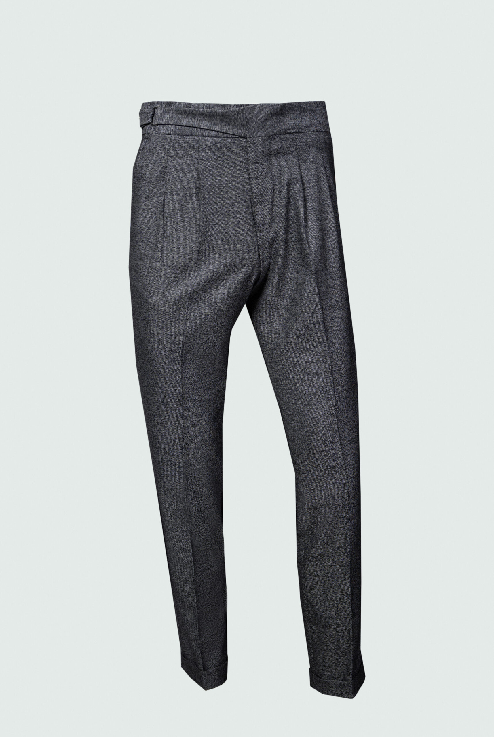 DSC06592E1 DOUBLE-PLEATED HIGH-WAIST PANTS - Image 1
