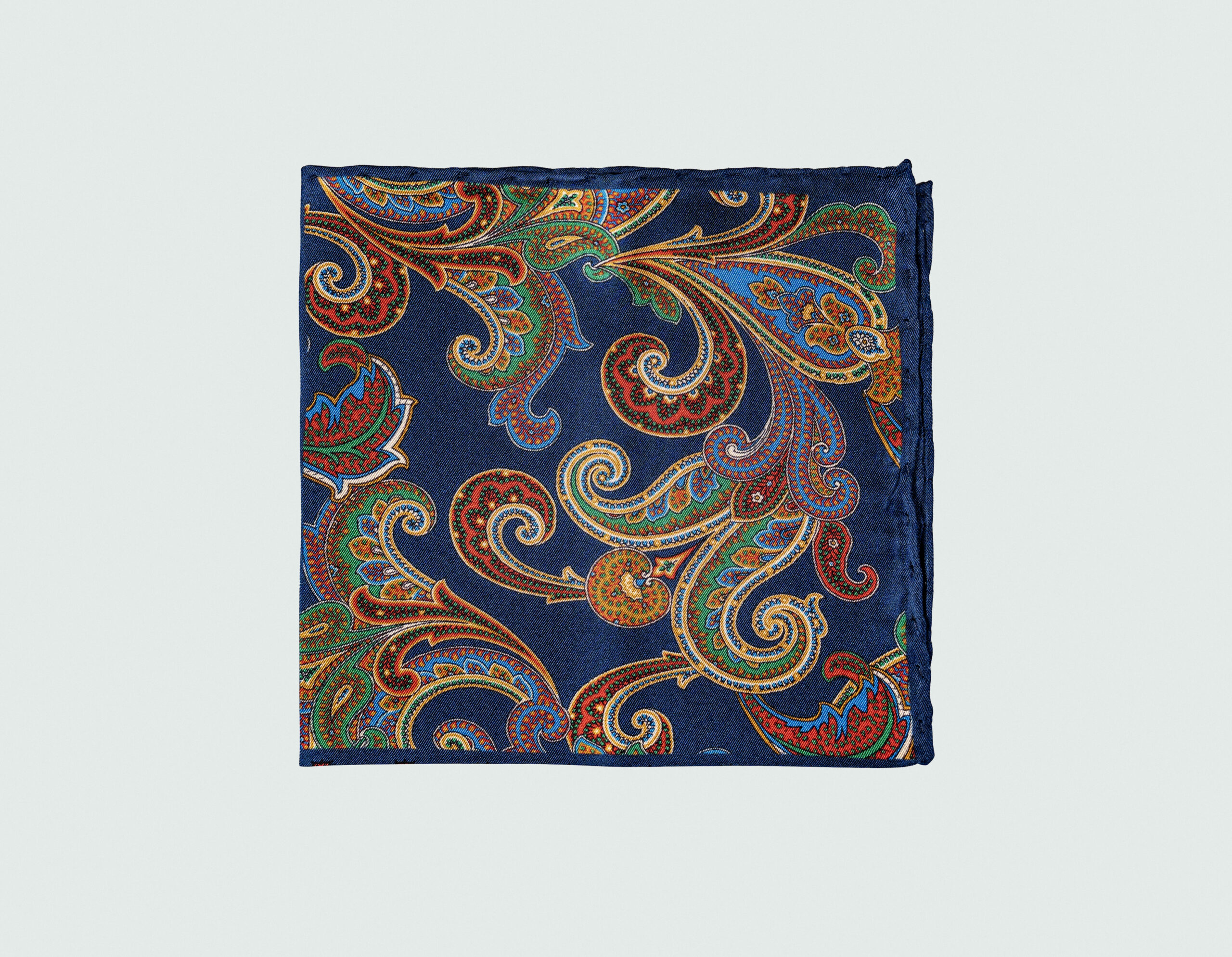DSC07046E1 SILK POCKET SQUARE - Image 1