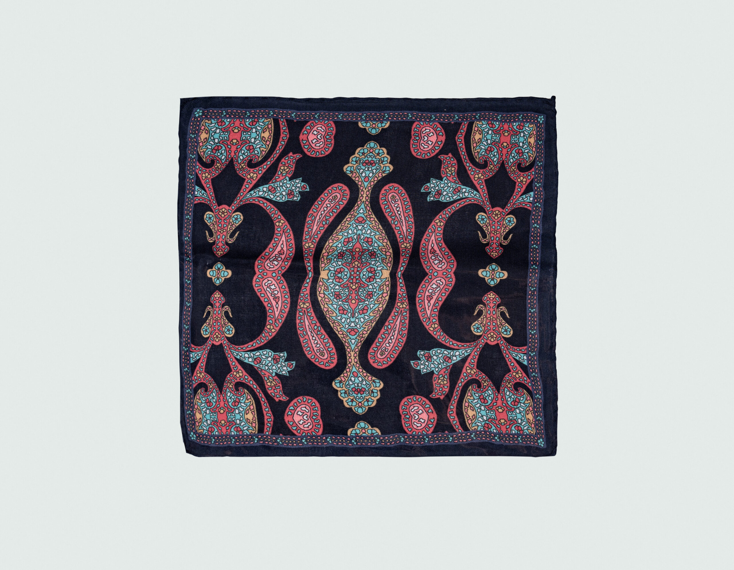DSC07197E1 SILK-COTTON POCKET SQUARE - Image 1