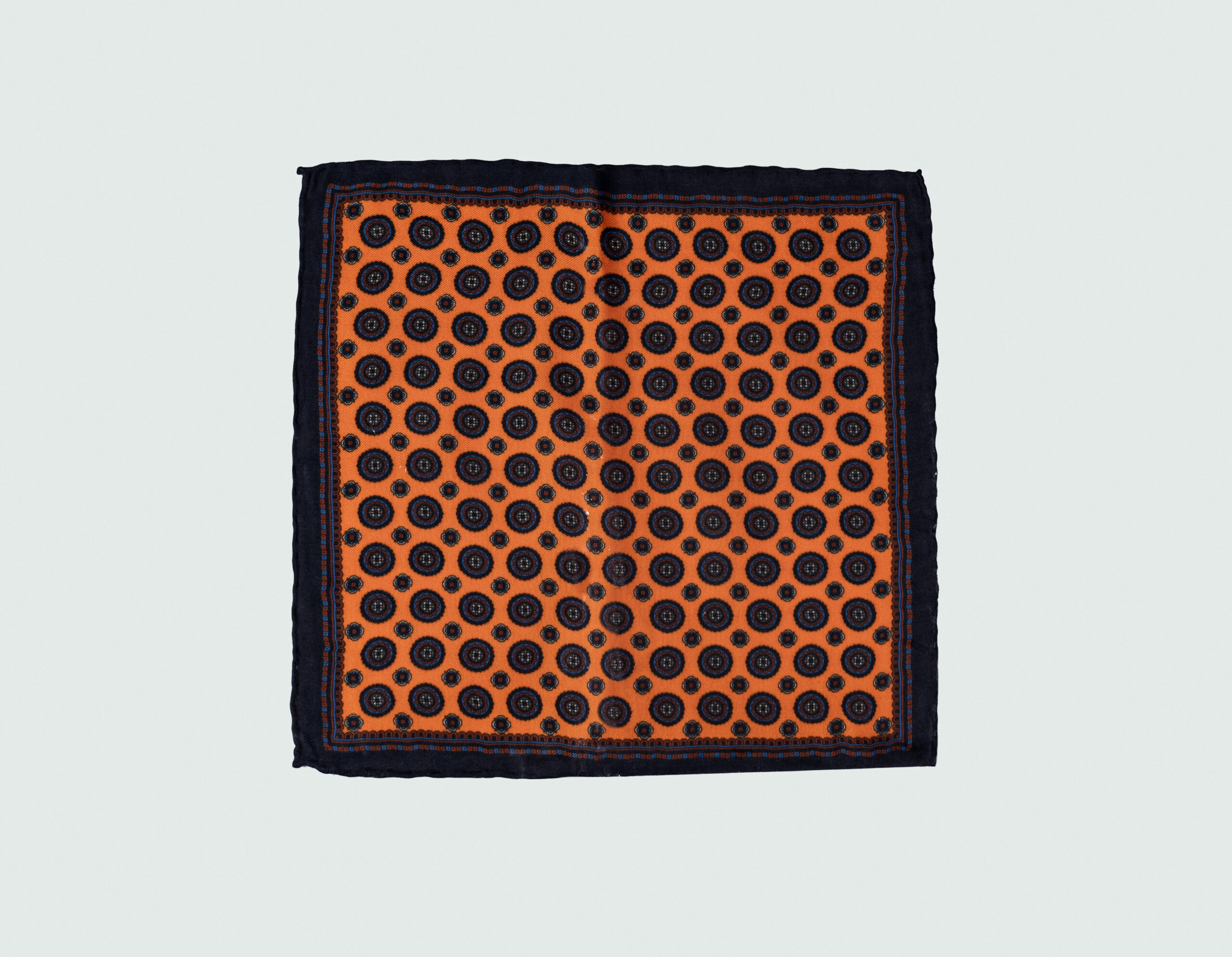 DSC07210E1 SILK-COTTON POCKET SQUARE - Image 1
