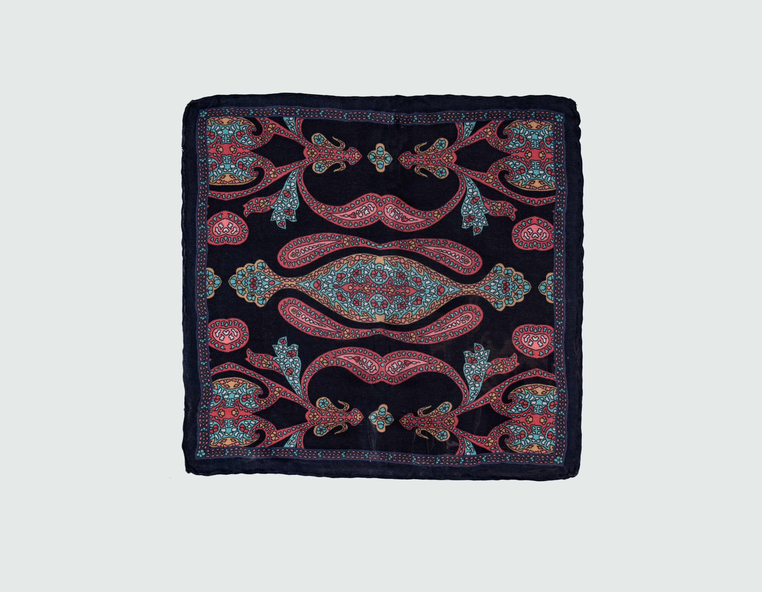 DSC07239E1 SILK-COTTON POCKET SQUARE - Image 1