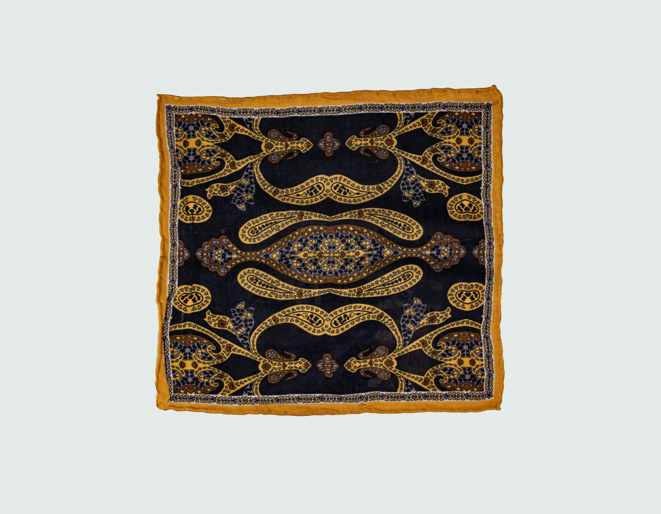 DSC07258E1 SILK-COTTON POCKET SQUARE - Image 1