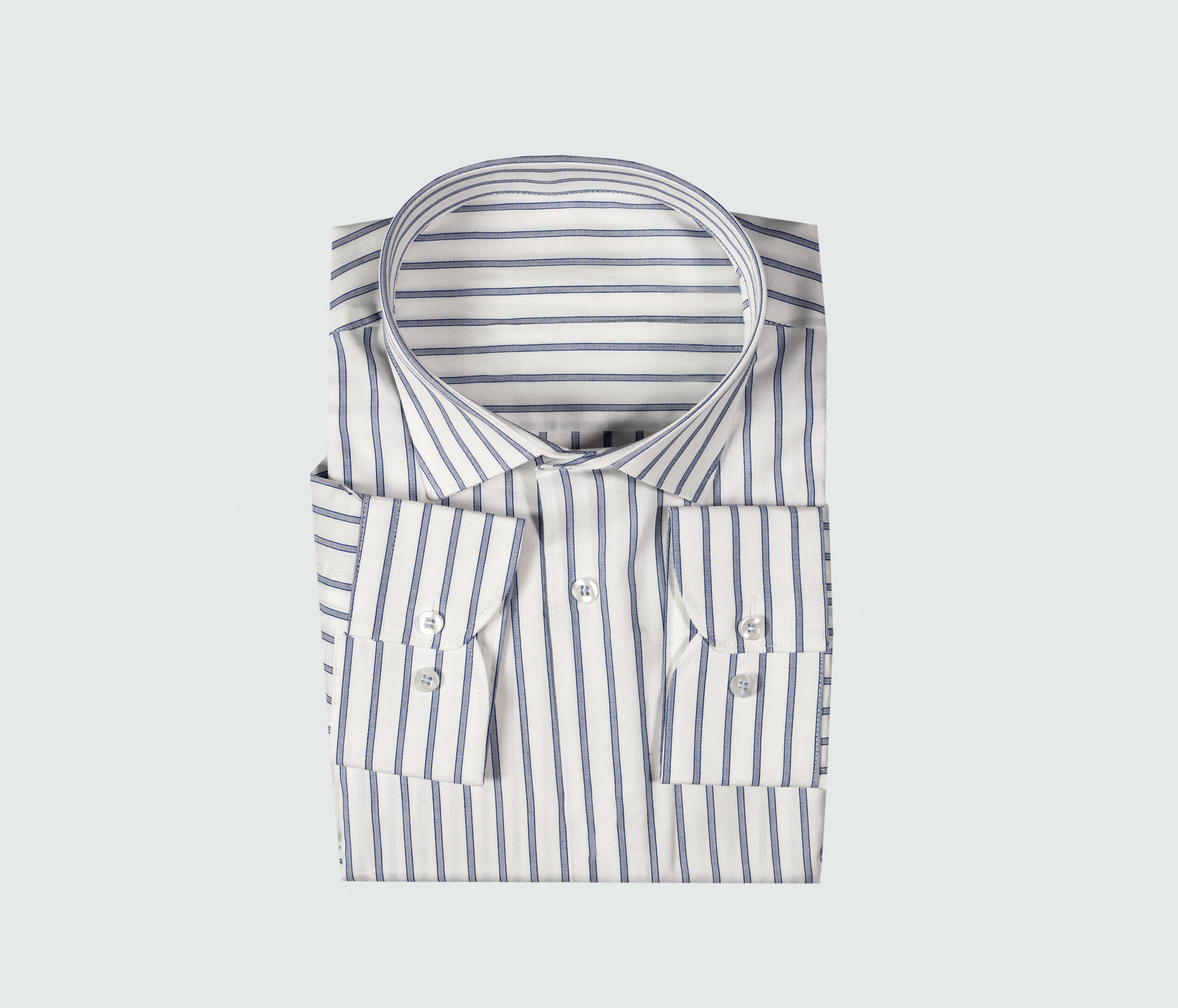 DSC07307E1 STRIPED MEN’S SHIRT - Image 1