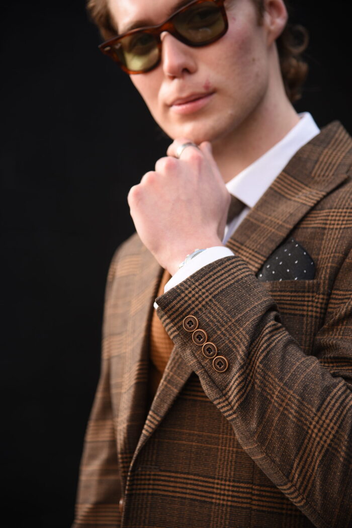CASUAL CHECKERED BLAZER - Image 3
