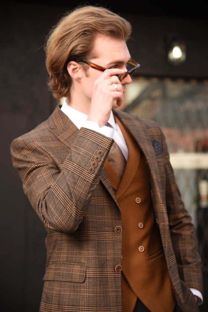 CASUAL CHECKERED BLAZER - Image 5