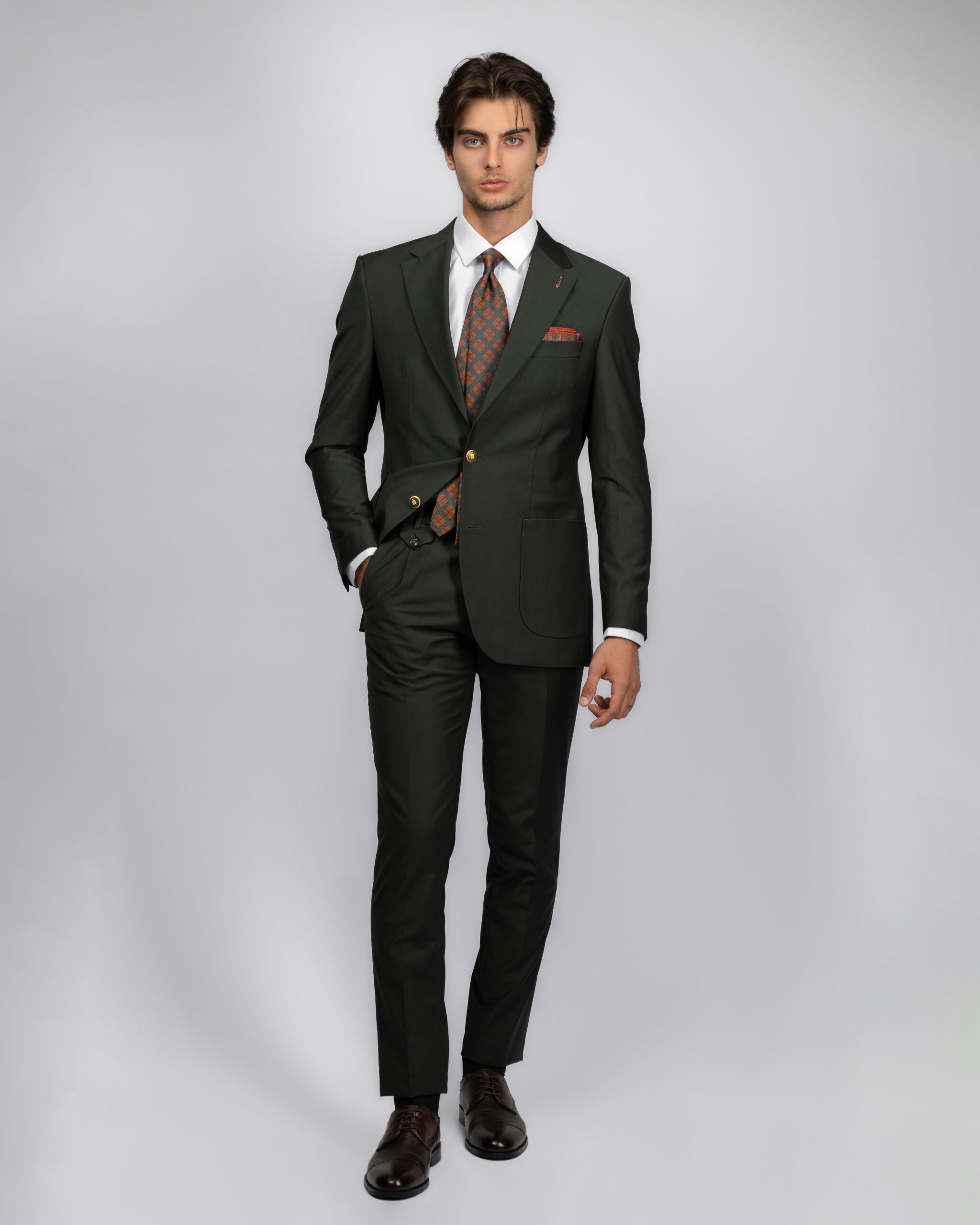 s-edit56 DARK GREEN SUIT - Image 1