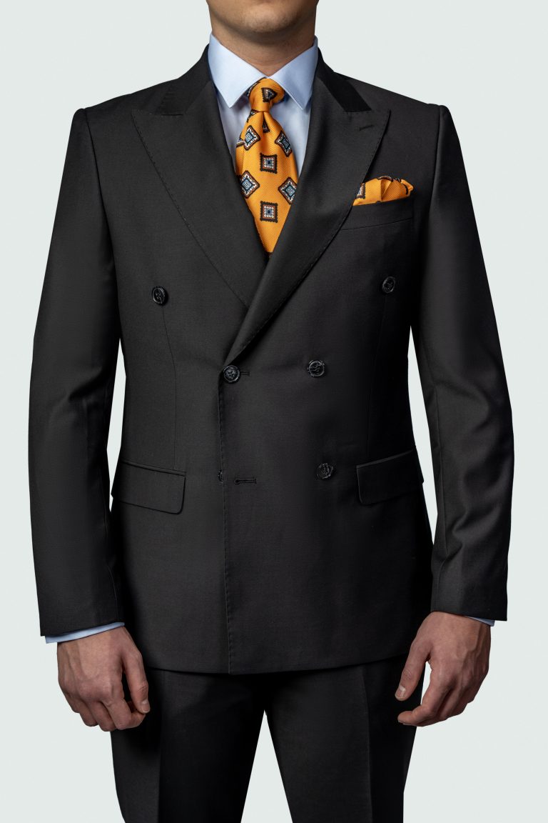 Black Double-Breasted Suit - Image 2