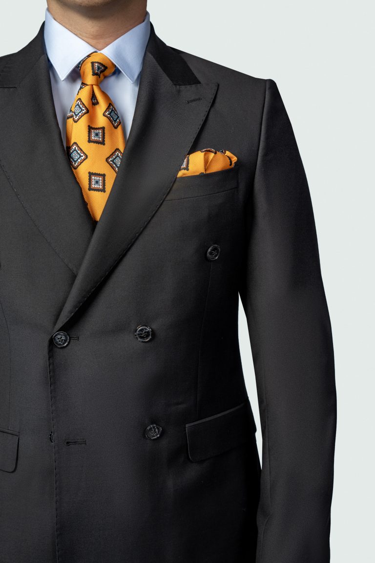 Black Double-Breasted Suit - Image 3