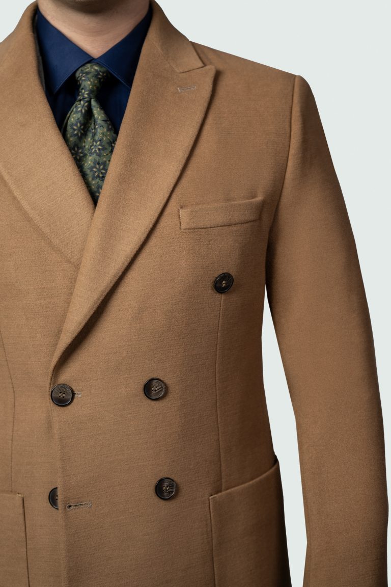 Wool Double-Breasted Overcoat - Image 4