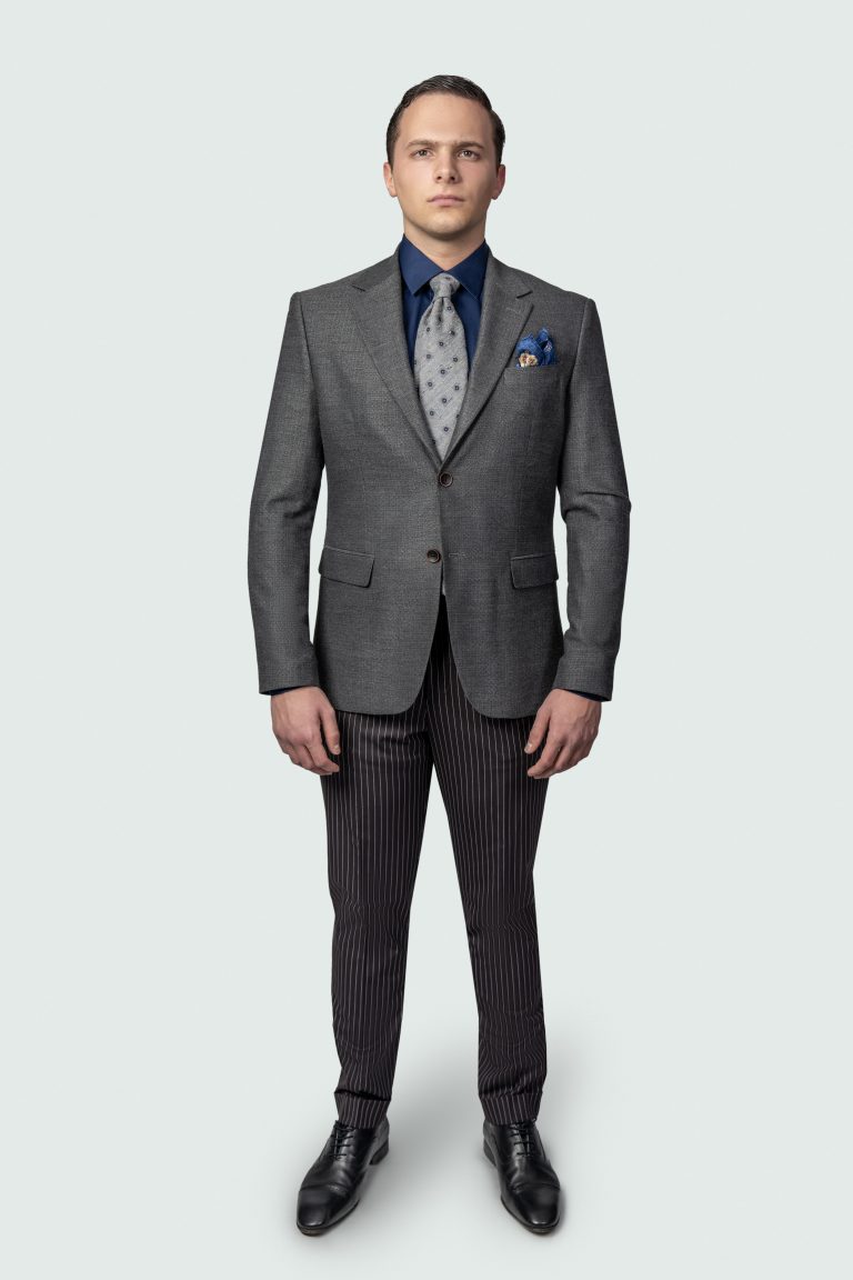 Textured Pattern Blazer for all  Season