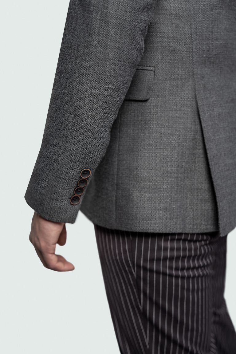 Textured Pattern Blazer for all  Season - Image 4