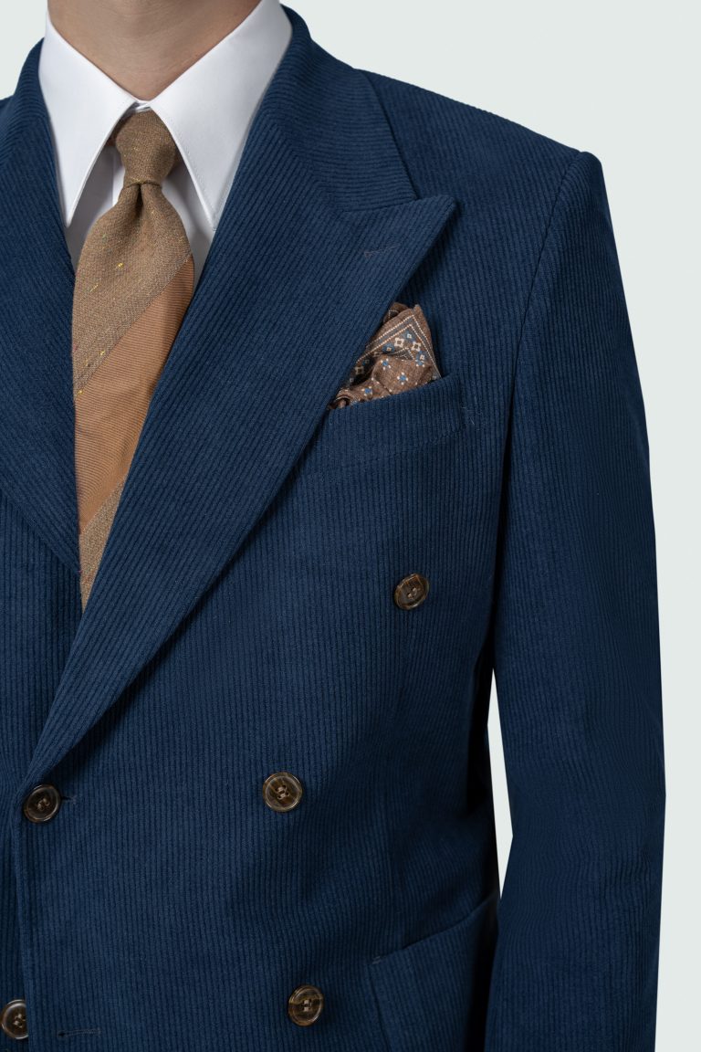 Unlined Corduroy Double_Breasted Suit - Image 4