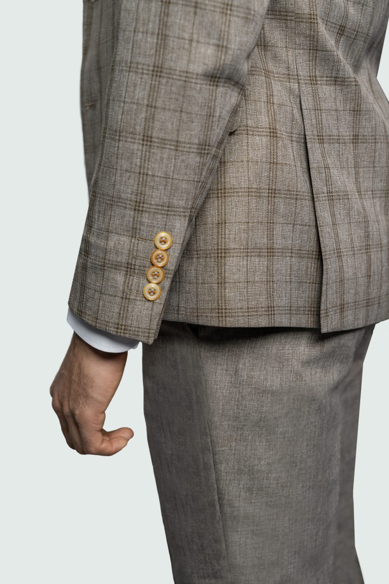Plaid Combination Suit (3Pcs) - Image 5