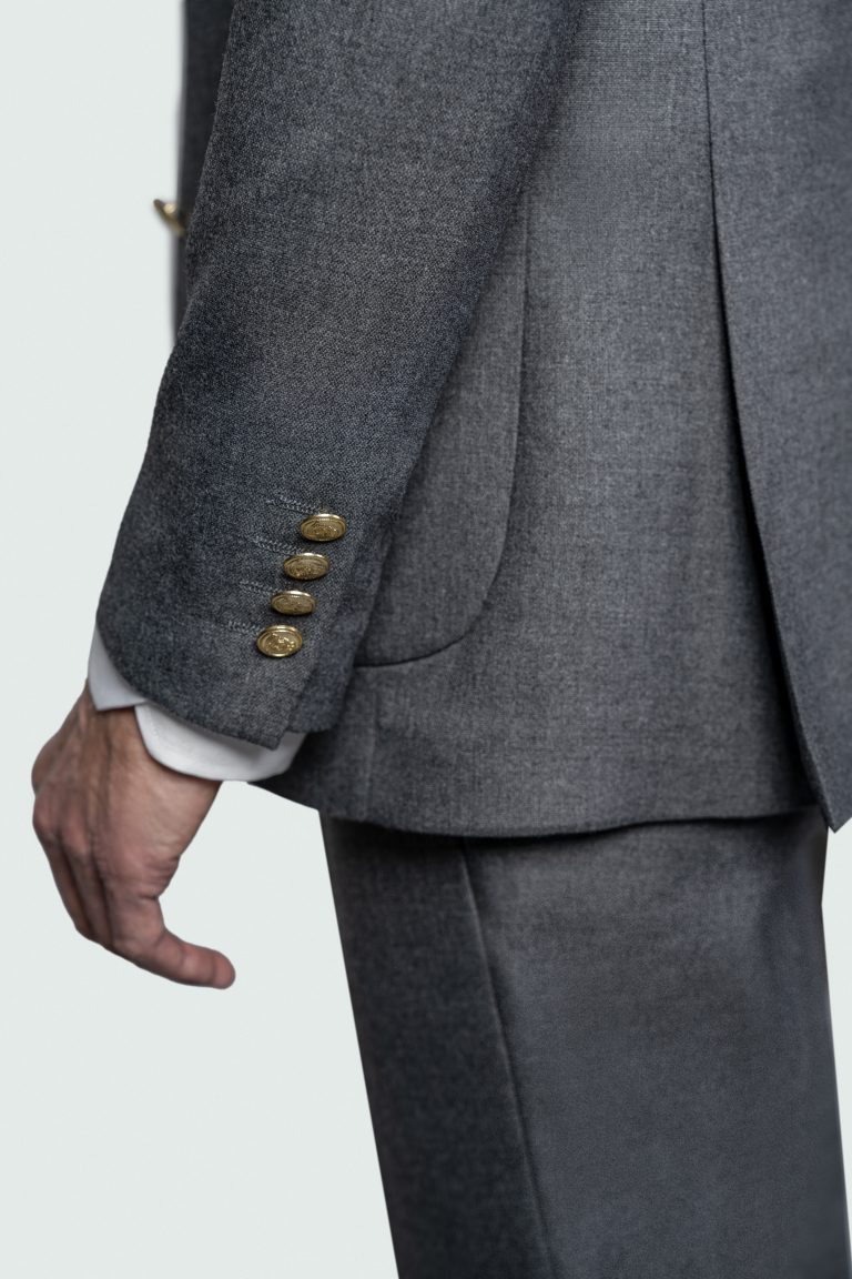 Gray Double_Breasted Suit - Image 5