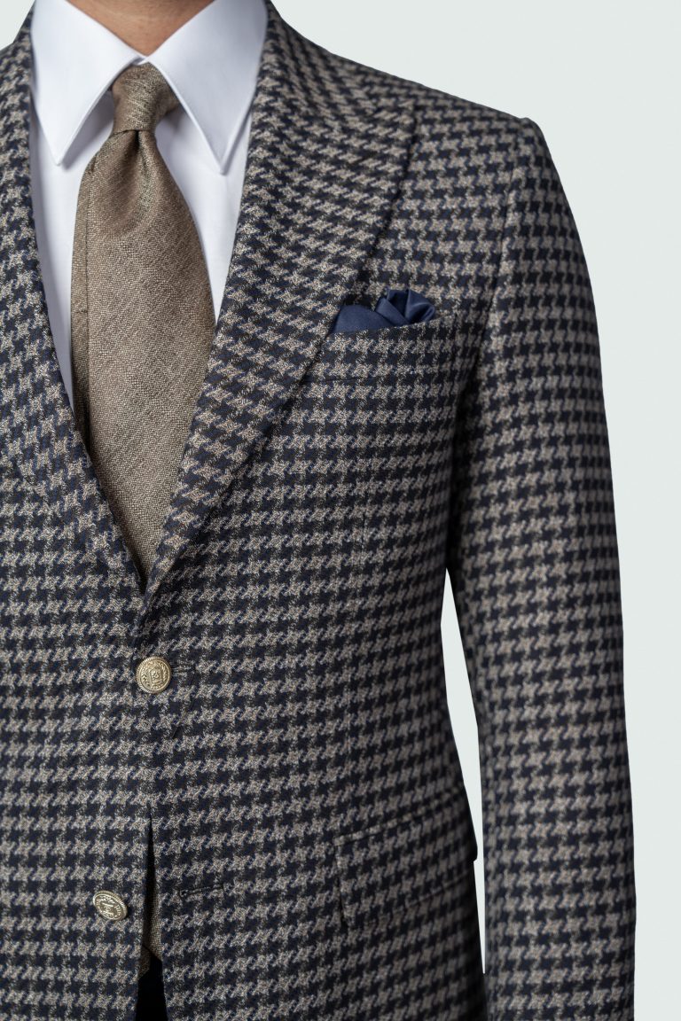 Unlined Houndstoth Blazer - Image 3