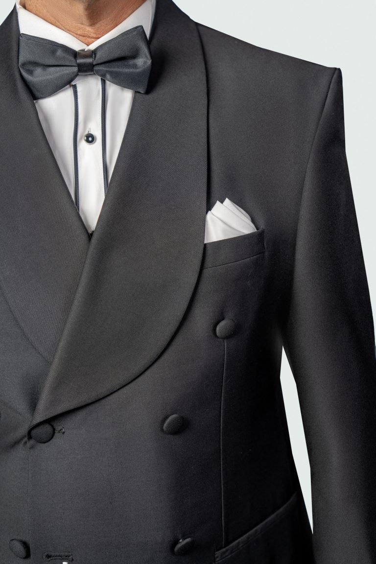 Double_ Breasted  Tuxedo Wide Shawl Lapel - Image 5