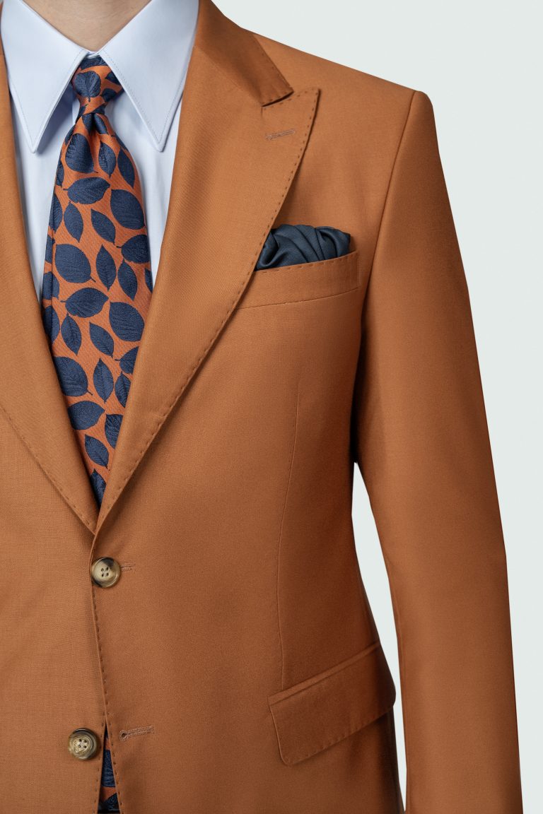 Dark Rust Wool Blend Suit - Image 3