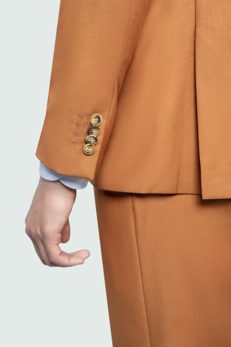 Dark Rust Wool Blend Suit - Image 6