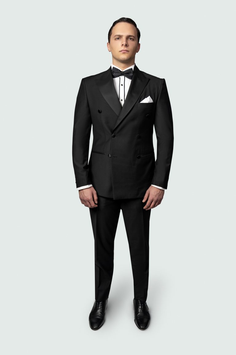 Black Double-Breasted Tuxedo