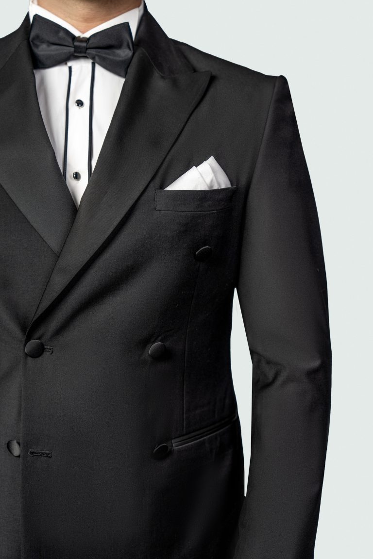 Black Double-Breasted Tuxedo - Image 3