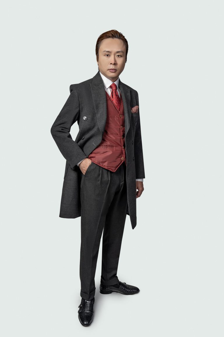 Wool Double-Breasted Overcoat