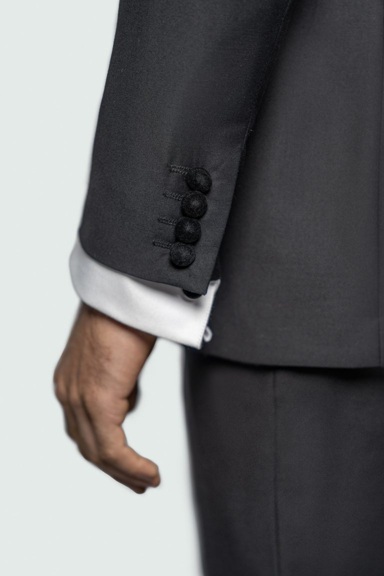 Black Velvet Lapel Tuxedo - Image 2
