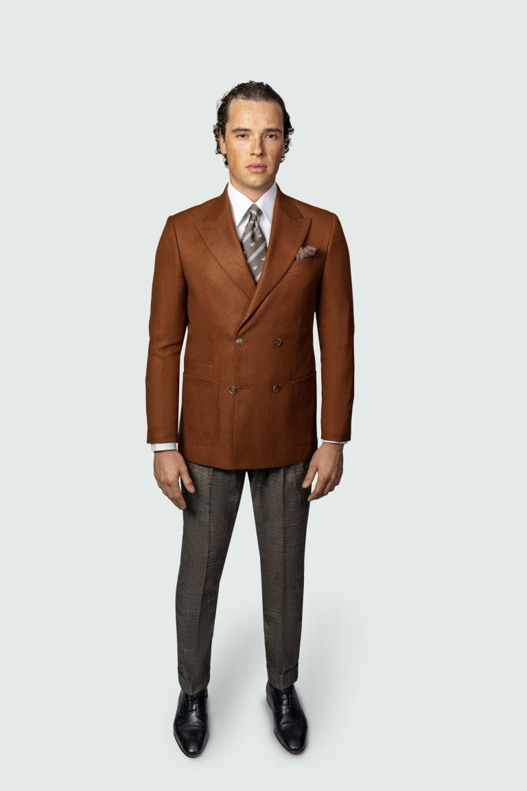 Terracotta Double_Breasted Blazer
