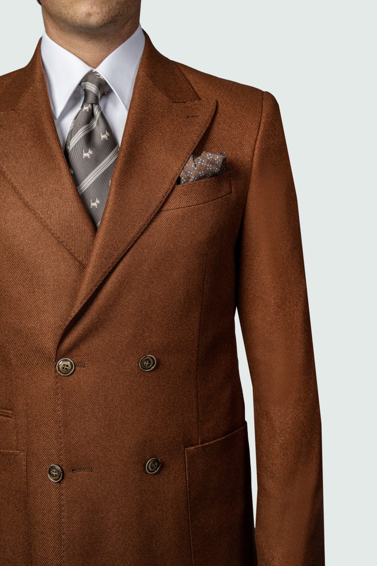 Terracotta Double_Breasted Blazer - Image 2