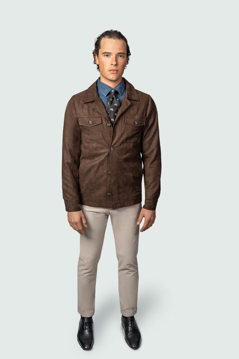 Suede Safari Jacket