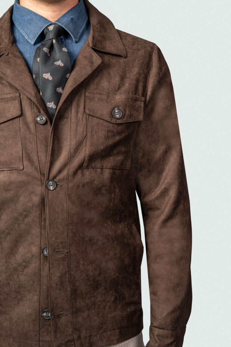 Suede Safari Jacket - Image 3