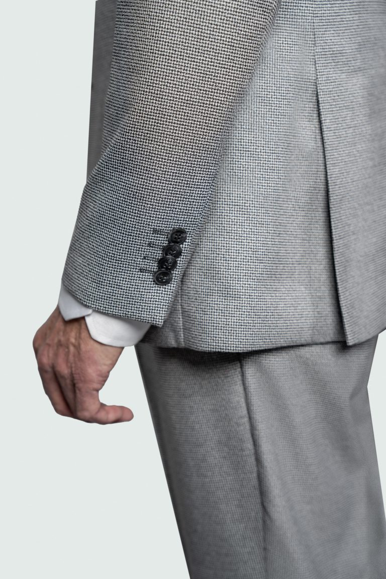 Gray Mini Houndstooth Suit - Image 5