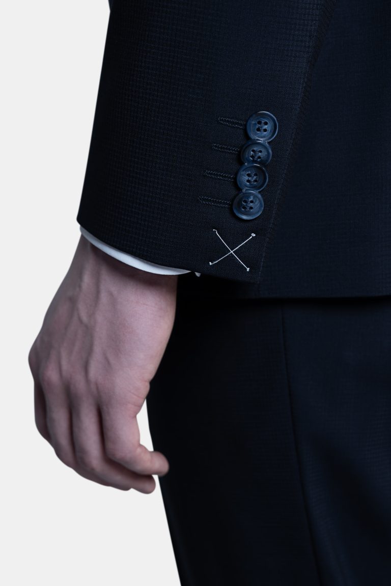 Men’s Navy Suit Vancouver – Lightweight Peak Lapel Smart Casual - Image 6