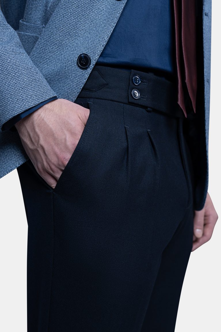 Blue Half_Lined Patch Pocket Blazer - Image 5