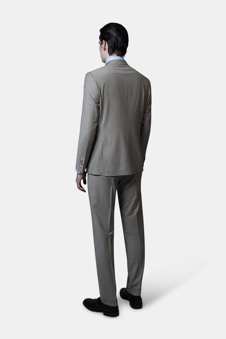 Beige Wool Double_Breasted Suit - Image 7