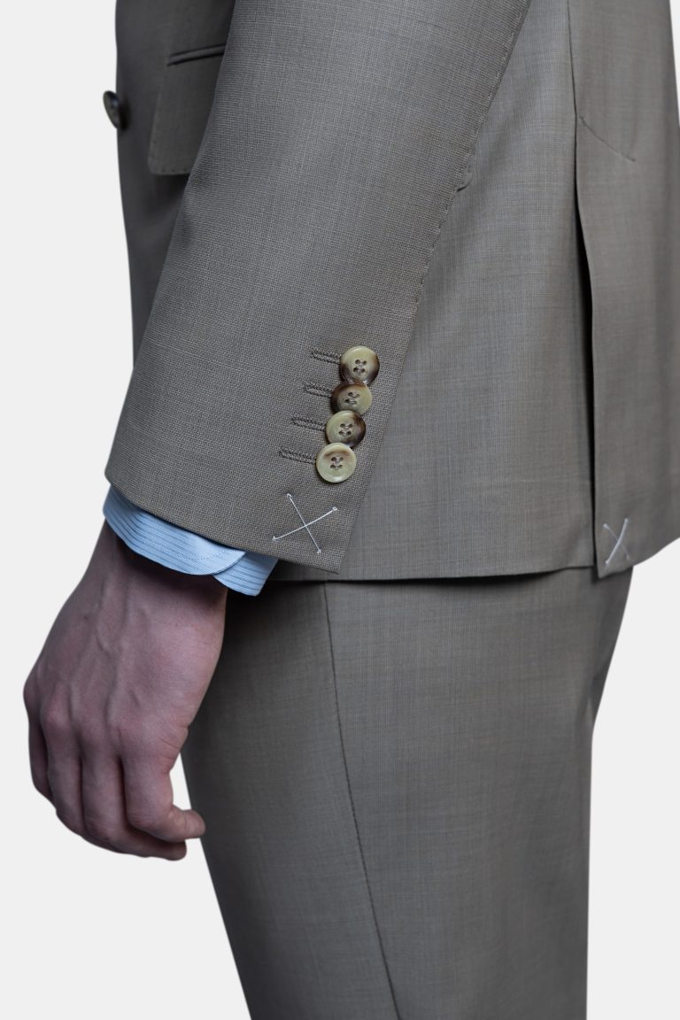 Beige Wool Double_Breasted Suit - Image 5