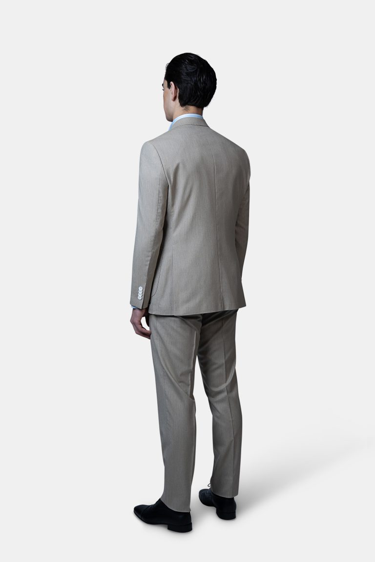 Beige Double_Breasted Suit - Image 6