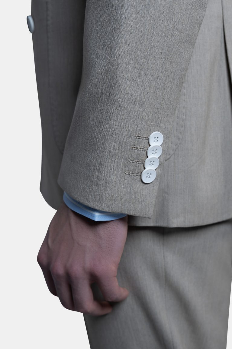 Beige Double_Breasted Suit - Image 5