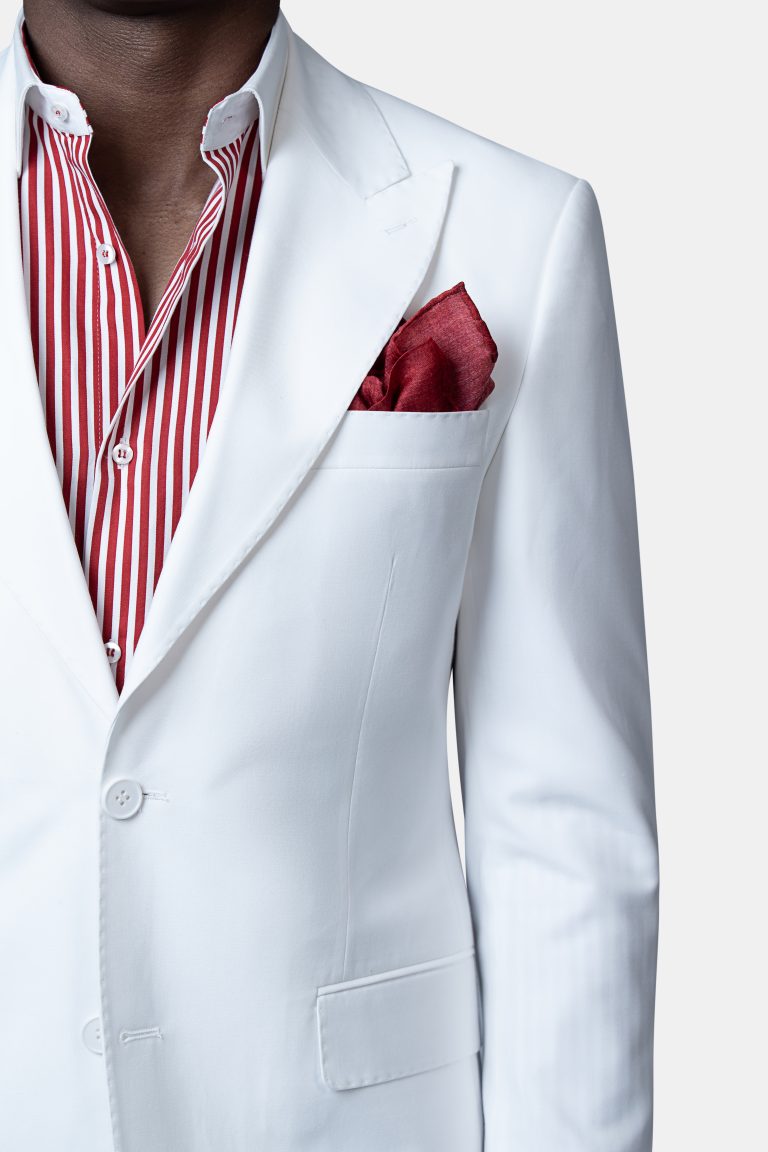 White  Three_Pices Suit - Image 6