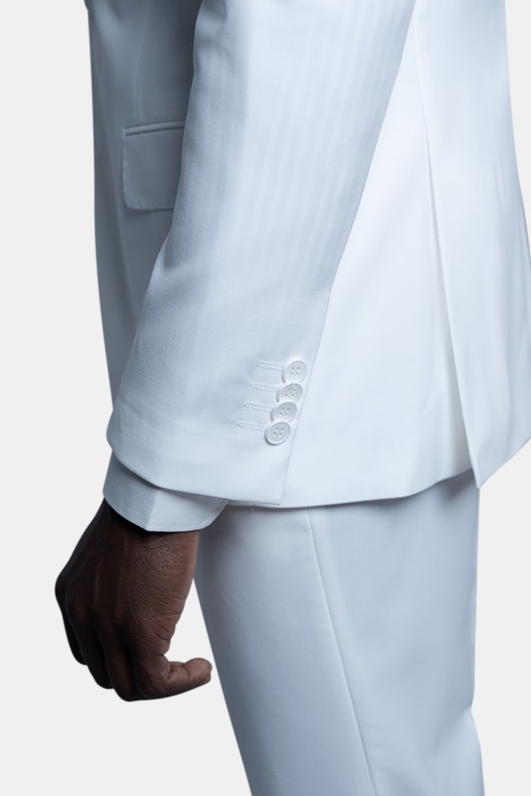 White  Three_Pices Suit - Image 4